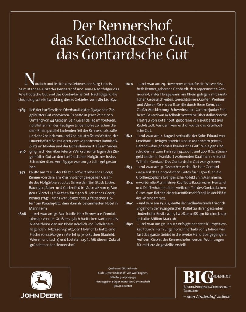 Die Rennerhof Tafel. Historischer Lehrpfad