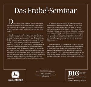 Die Fröbel Seminar Tafel. Historischer Lehrpfad