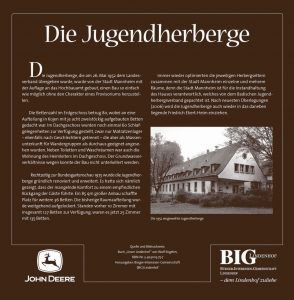 Die Jugendherberge Tafel. Historischer Lehrpfad