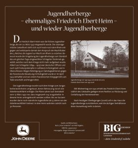 Die Jugendherberge Tafel. Historischer Lehrpfad