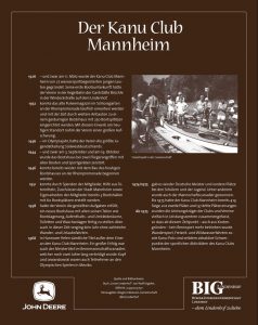 Die Kanu Club Mannheim Tafel. Historischer Lehrpfad