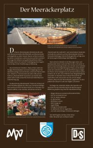 Die Meeräckerplatz Tafel. Historischer Lehrpfad